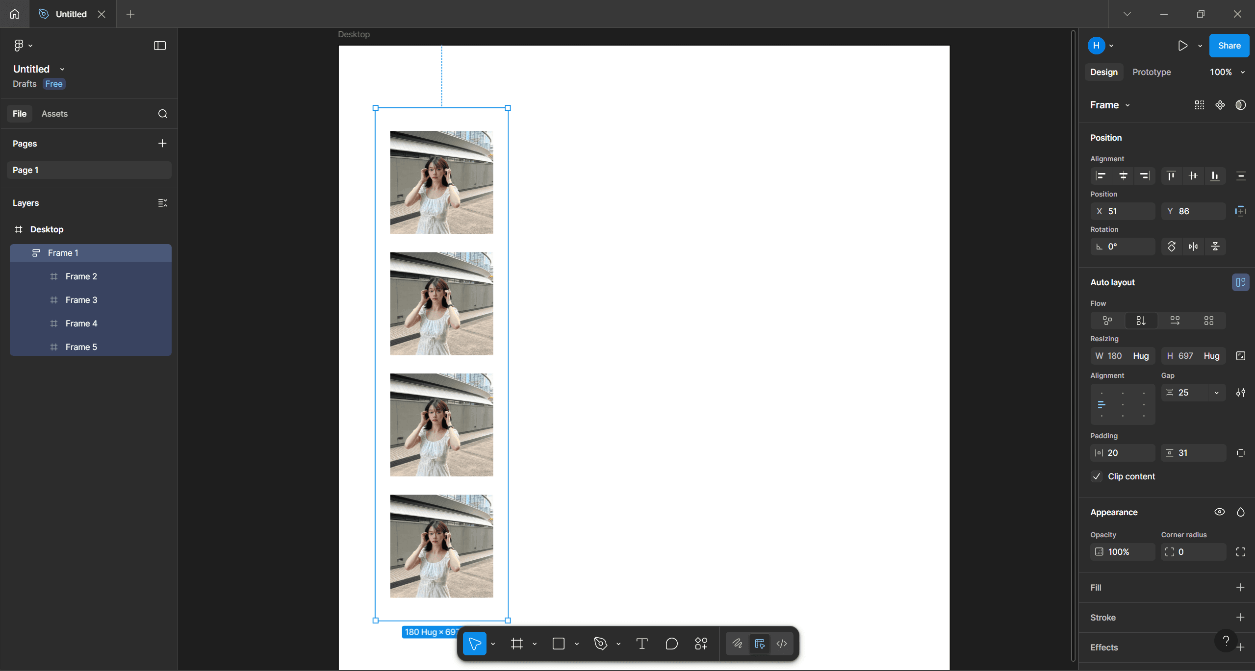 Auto Layout - Vertical